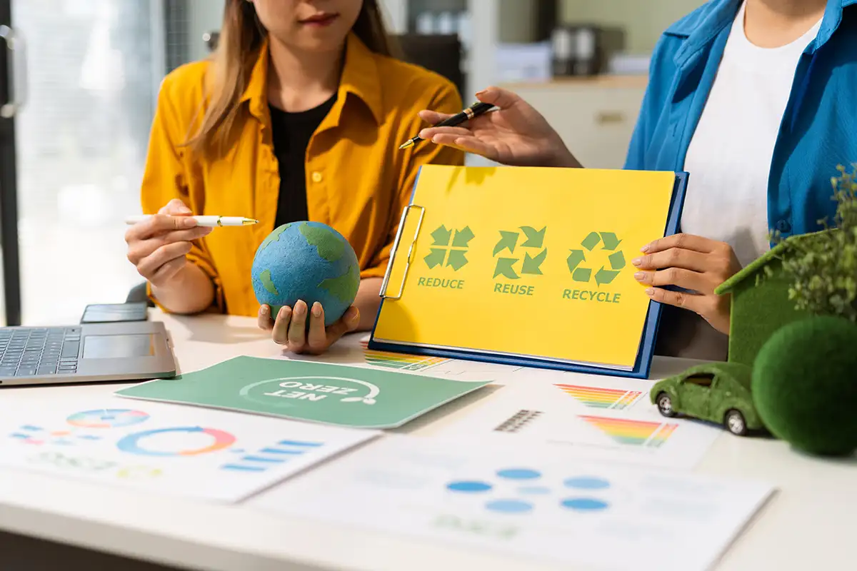 Grafik CO2 Rechner für Unternehmen